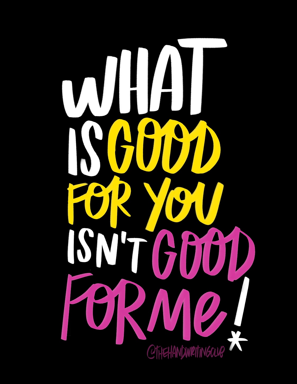 What is good for you isn't good for me- I LOVE LISTS by Tracy Benjamin of Shutterbean.com