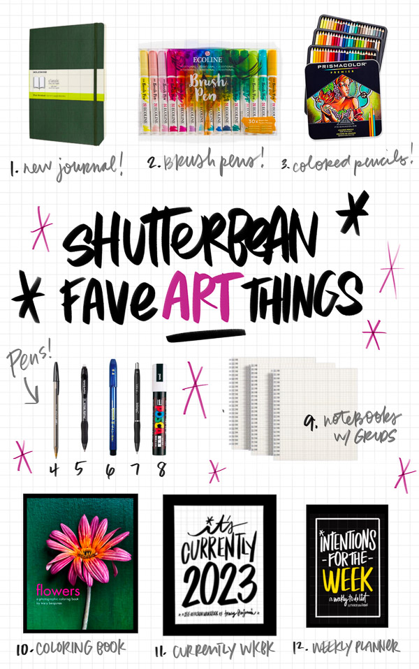 Shutterbean Favorite Things Gift Guide 2022- kitchen, outdoor & art inspiration!