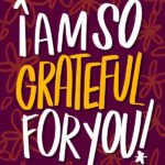 I am so grateful for you! I love lists - shutterbean.com