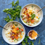 A light yet hearty dinner- Cauliflower Chowder! Find the recipe on Shutterbean.com