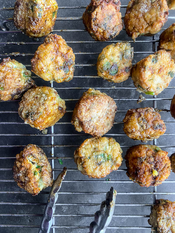 Spice up your weeknight with Chicken Cilantro Meatballs. They're great prepped ahead for soup, noodles & salads. Find the recipe on Shutterbean.com 