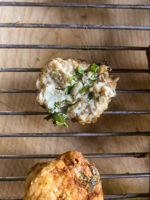 Spice up your weeknight with Chicken Cilantro Meatballs. They're great prepped ahead for soup, noodles & salads. Find the recipe on Shutterbean.com 