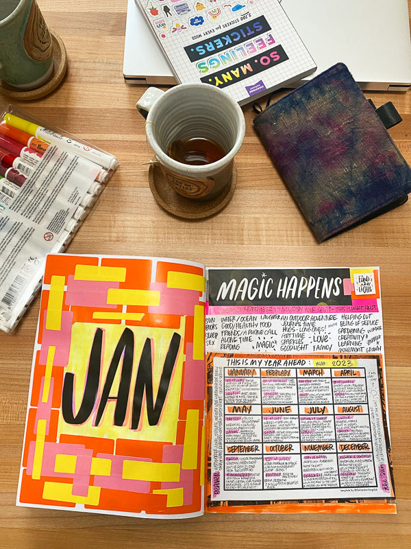 Currently January 2023- -Currently Workbook by Tracy Benjamin of Shutterbean.com