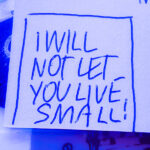 I will not let you live small! // I love lists Tracy Benjamin of the Handwriting Club