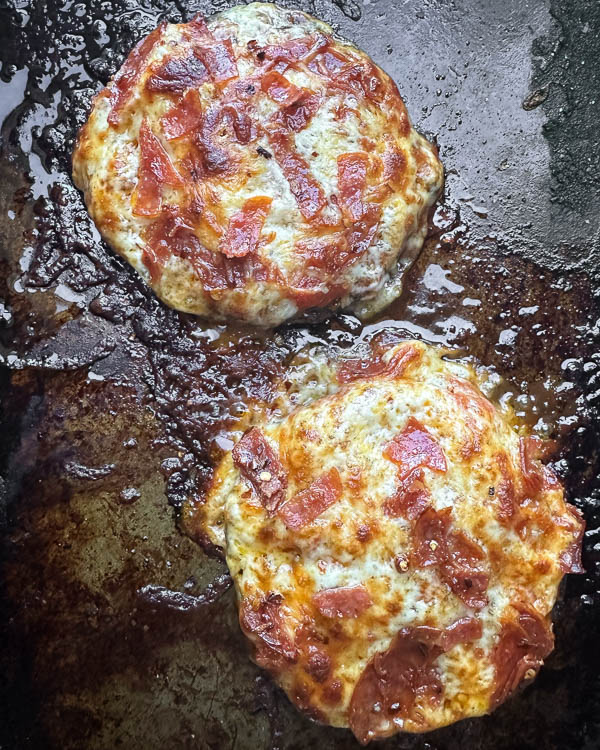 Portobello Mushroom Pizzas will scratch the pizza itch if you're living the low carb/gluten free lifestyle. It's made with mushrooms! Find the recipe on Shutterbean.com