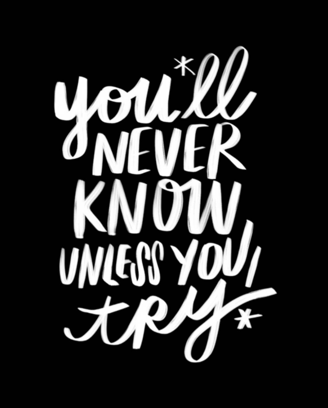 You'll Never Know Unless You Try!- Tracy Benjamin of Shutterbean.com I LOVE LISTS