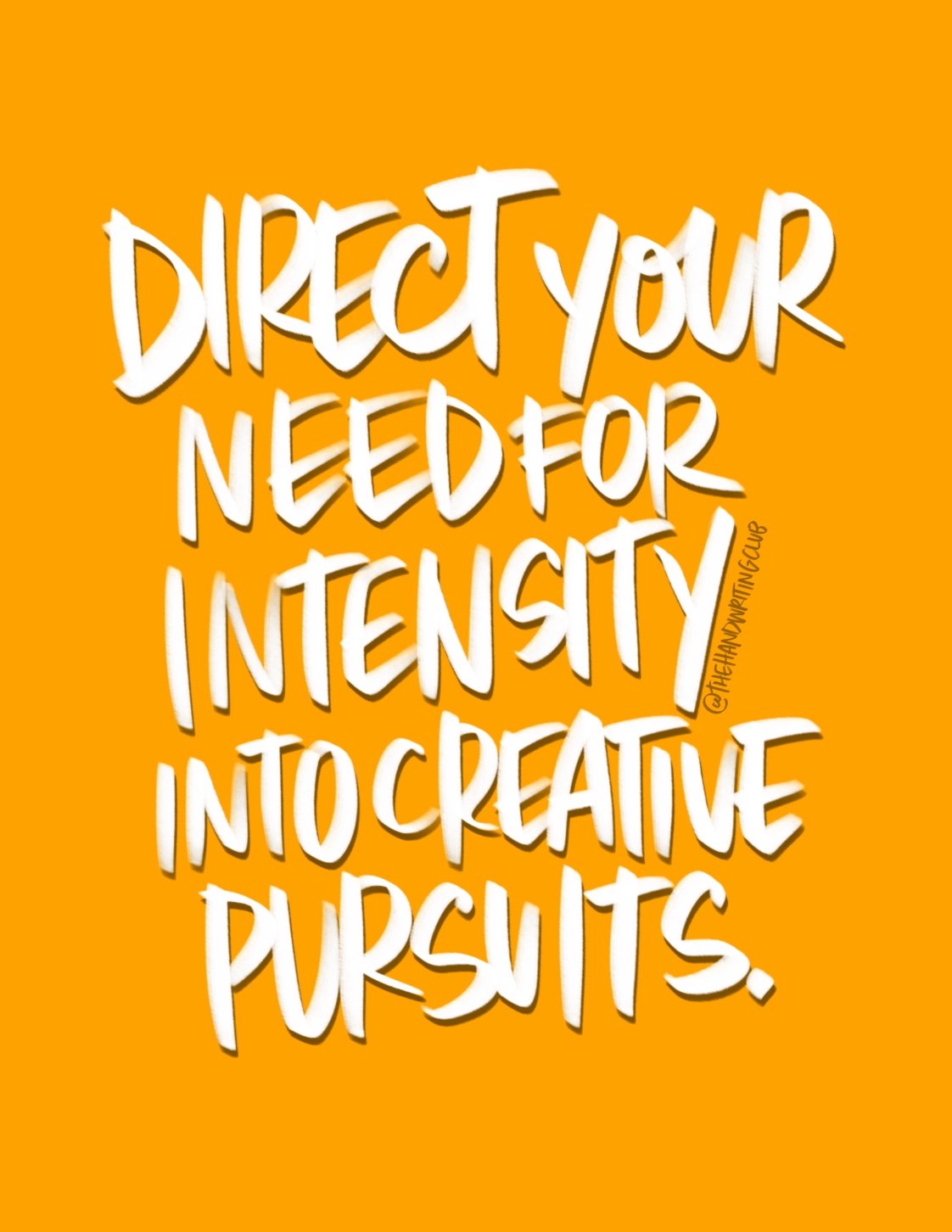 I love lists- Direct Your Need For Intensity- Tracy Benjamin