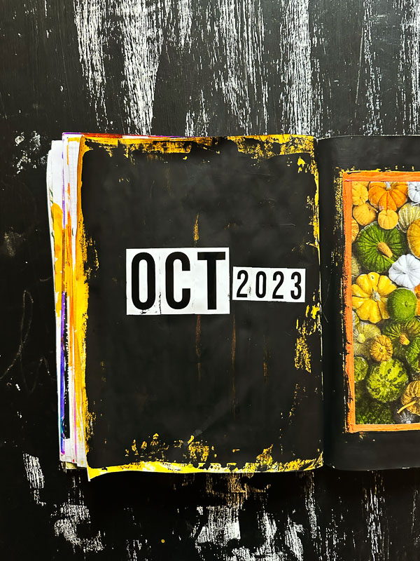 Currently October 2023- from the Currently Workbook by Tracy Benjamin of Shutterbean.com