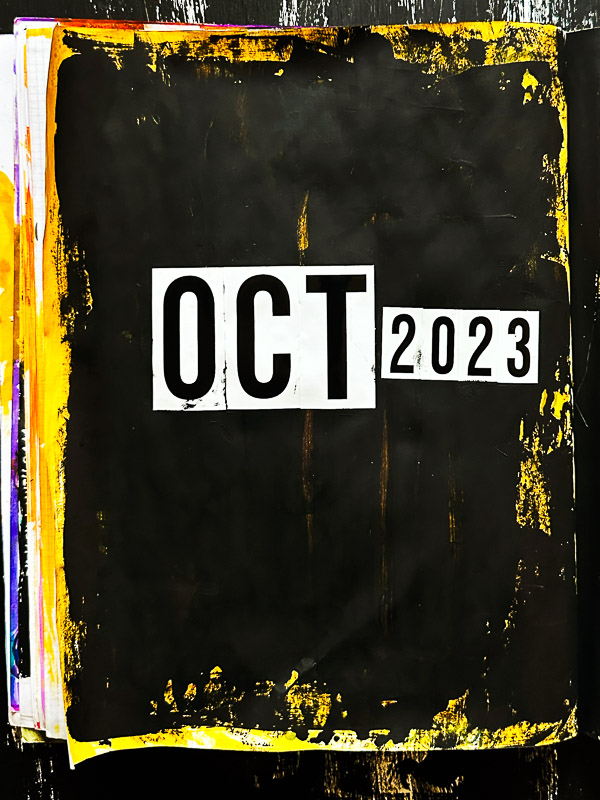 Currently October 2023- from the Currently Workbook by Tracy Benjamin of Shutterbean.com