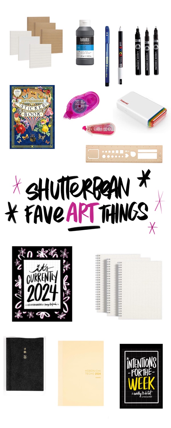 Tracy Benjamin shares her favorite art supplies in her favorite things list for 2023