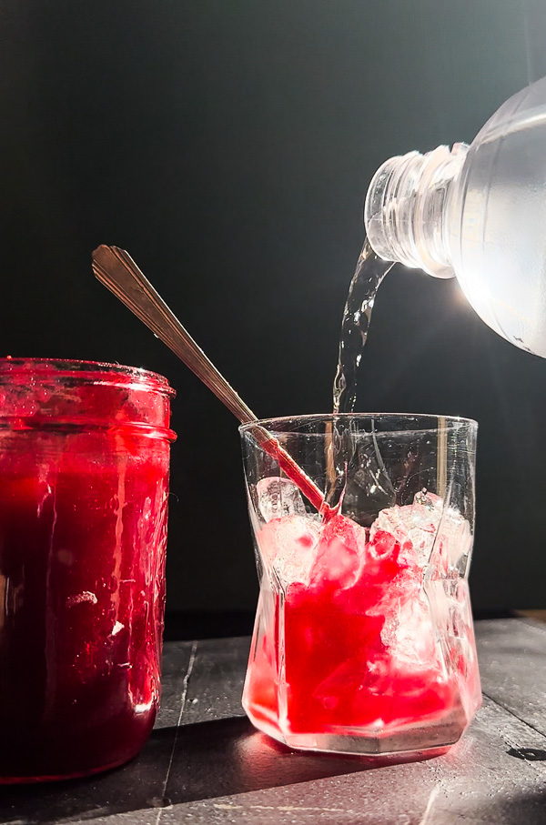 Cranberry Ginger Shrub is a great starter for mocktails. Mix it with sparkling water and orange juice. Stir some in ginger ale! Find the recipe at Shutterbean.com