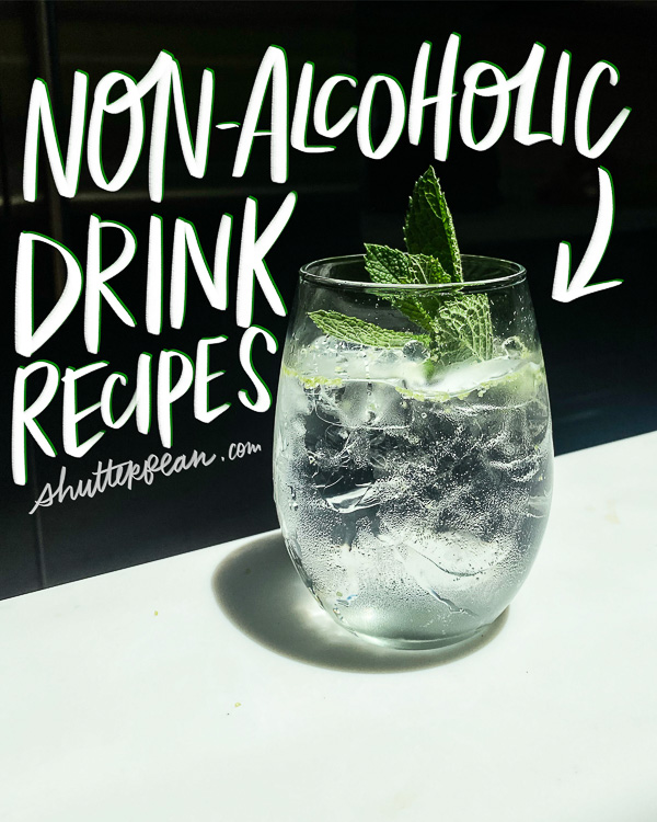 A roundup of Non-Alcoholic Drink recipes by Tracy Benjamin of Shutterbean.com!