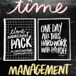 Creative Time Management Printables from Tracy Benjamin of The Handwriting Club