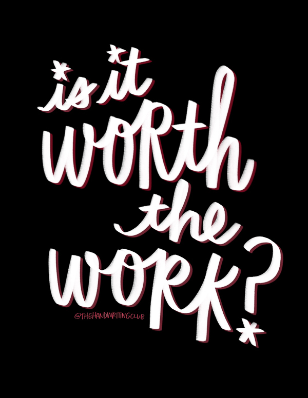 Is it Worth the Work? i love lists // tracy benjamin shutterbean.com