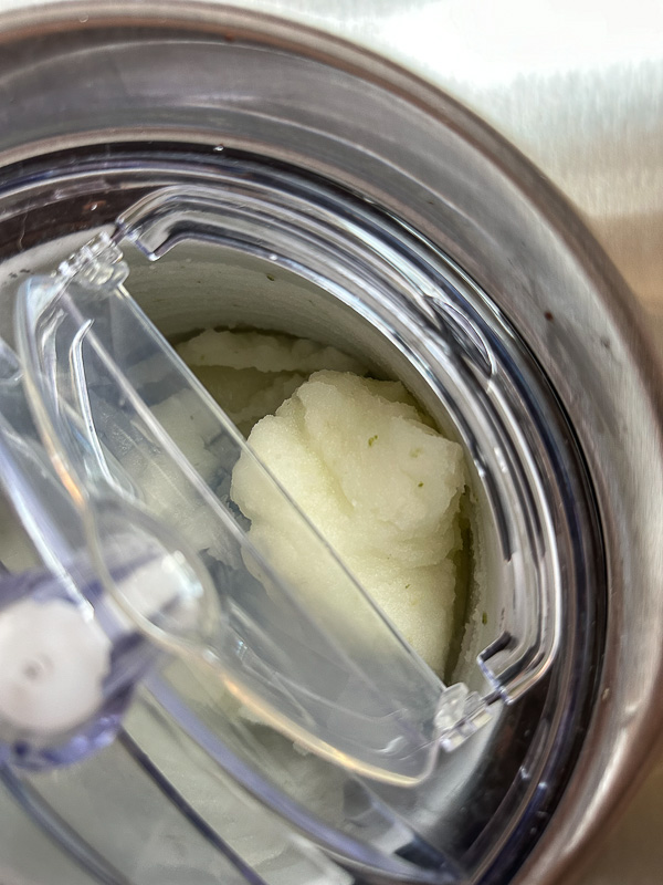 Lime Sorbet is delightfully refreshing! Find the recipe for this frozen treat on Shutterbean.com