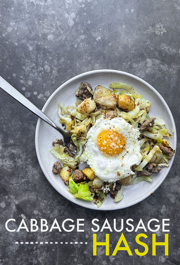 Cabbage Sausage Hash