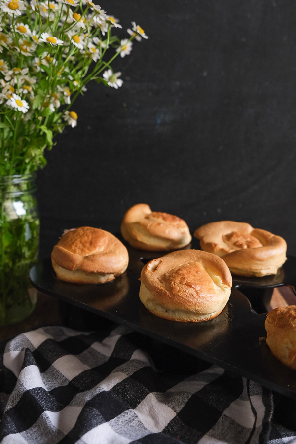 Gluten Free Popovers made simple! Find the recipe on Shutterbean.com!