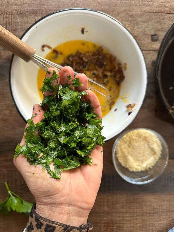 With a few humble ingredients, you can make Caramelized Onion Frittata for a simple breakfast or lunch. Find the recipe on Shutterbean.com