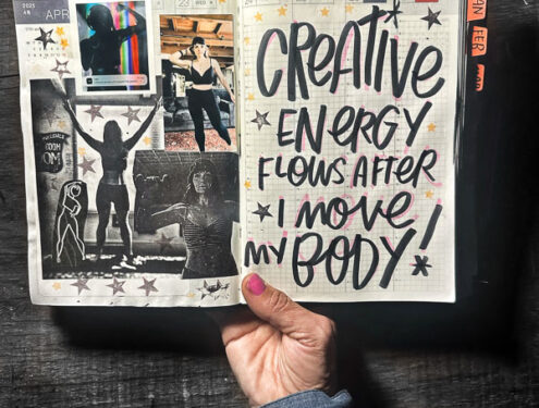 Creative Energy Flows when I Move My Body! I love lists // shutterbean