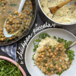 Bright, bold, and comforting—Shutterbean’s Chickpea Piccata is served over creamy mashed potatoes with a generous handful of peppery arugula. A fast, flavorful, plant-based dinner loaded with lemon, garlic, and capers. Perfect for a cozy weeknight meal that feels like a restaurant dish.