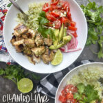 Fresh, zesty, and perfect for meal prep, these Cilantro Lime Chicken Bowls from Jessica Merchant's Easy Everyday Cookbook are a weeknight game-changer! Packed with flavor, easy to assemble, and great for leftovers. Save this one!