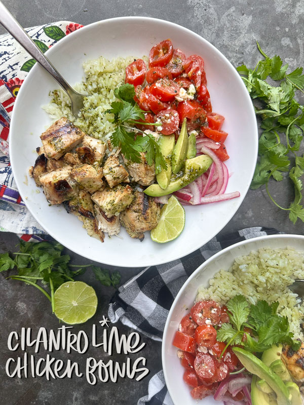 Cilantro Lime Chicken Bowls