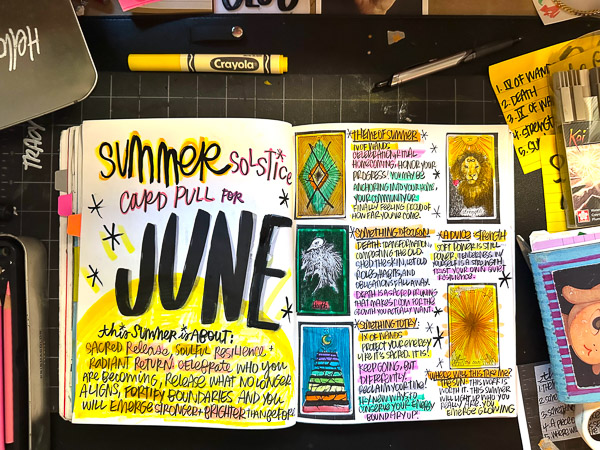Currently 2025 Workbook- June by Tracy Benjamin of The Handwriting Club 