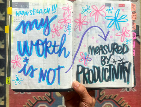 I love lists // hobonichi cousin by Tracy Benjamin of Shutterbean + The Handwriting Club