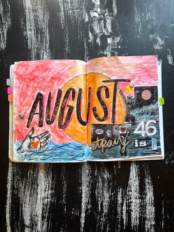 August 2025- Currently Workbook by Tracy Benjamin of Shutterbean + The Handwriting Club