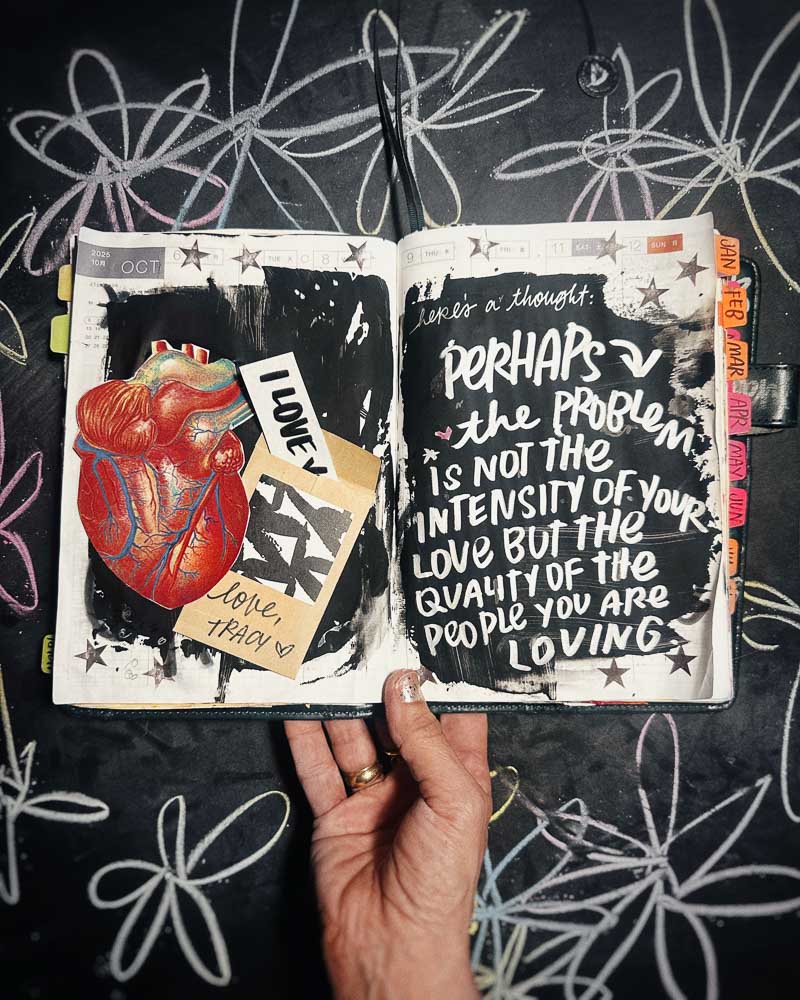 hobonichi cousin- lettering by Tracy Benjamin of The Handwriting Club + Shutterbean