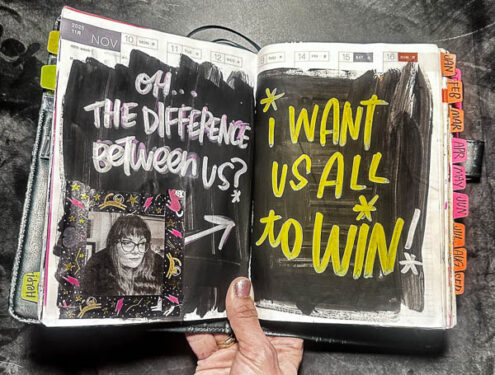 Is that I want us all to win. You thought we were competing. I love lists // hobonichi cousin by Tracy Benjamin