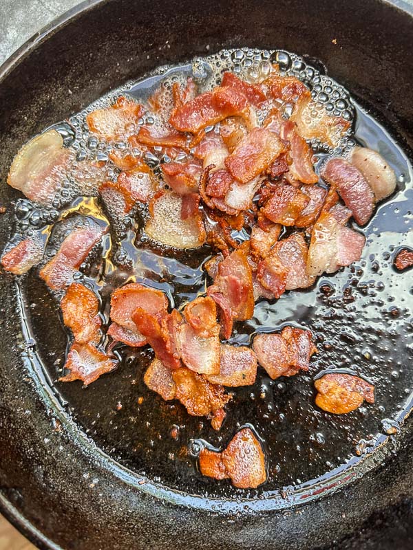 Try this Maple Bacon Cabbage recipe! Roasted cabbage wedges with crispy bacon and a homemade maple Dijon dressing. Easy, flavorful, gluten-free side dish for fall dinners, Thanksgiving, or meal prep. #vegetableside #cabbagerecipes #shutterbean