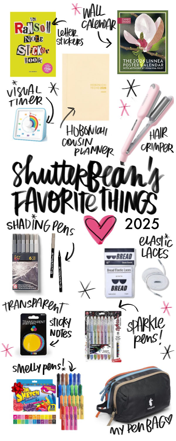 Shutterbean Favorite Things 2025