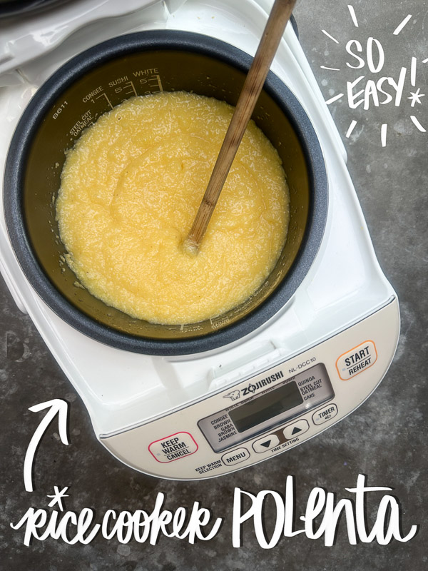 Rice Cooker Polenta