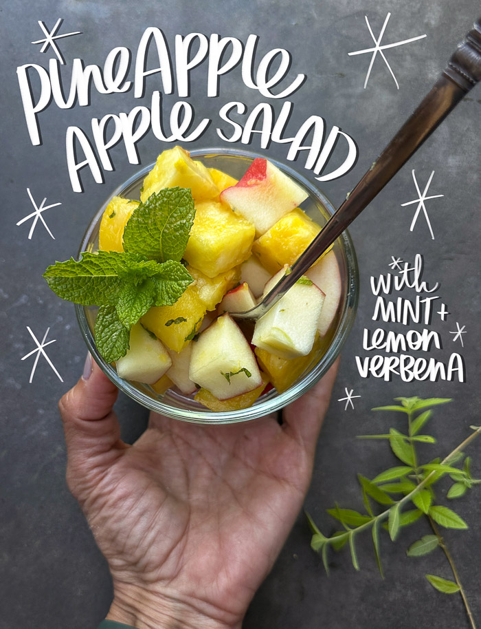 Pineapple Apple Fruit Salad