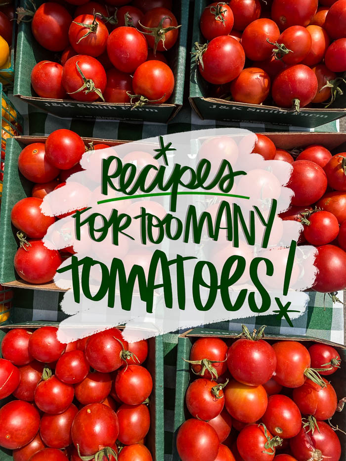 Recipes for Too Many Tomatoes
