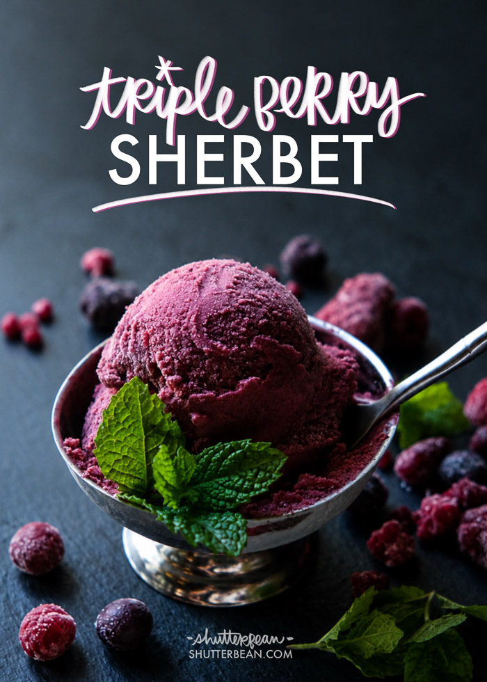 Triple Berry Sherbet